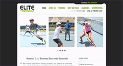 Desktop Screenshot of elitetennisusa.com